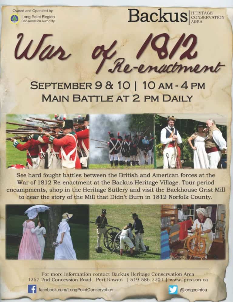 1812 in 2017 at Backus Mills