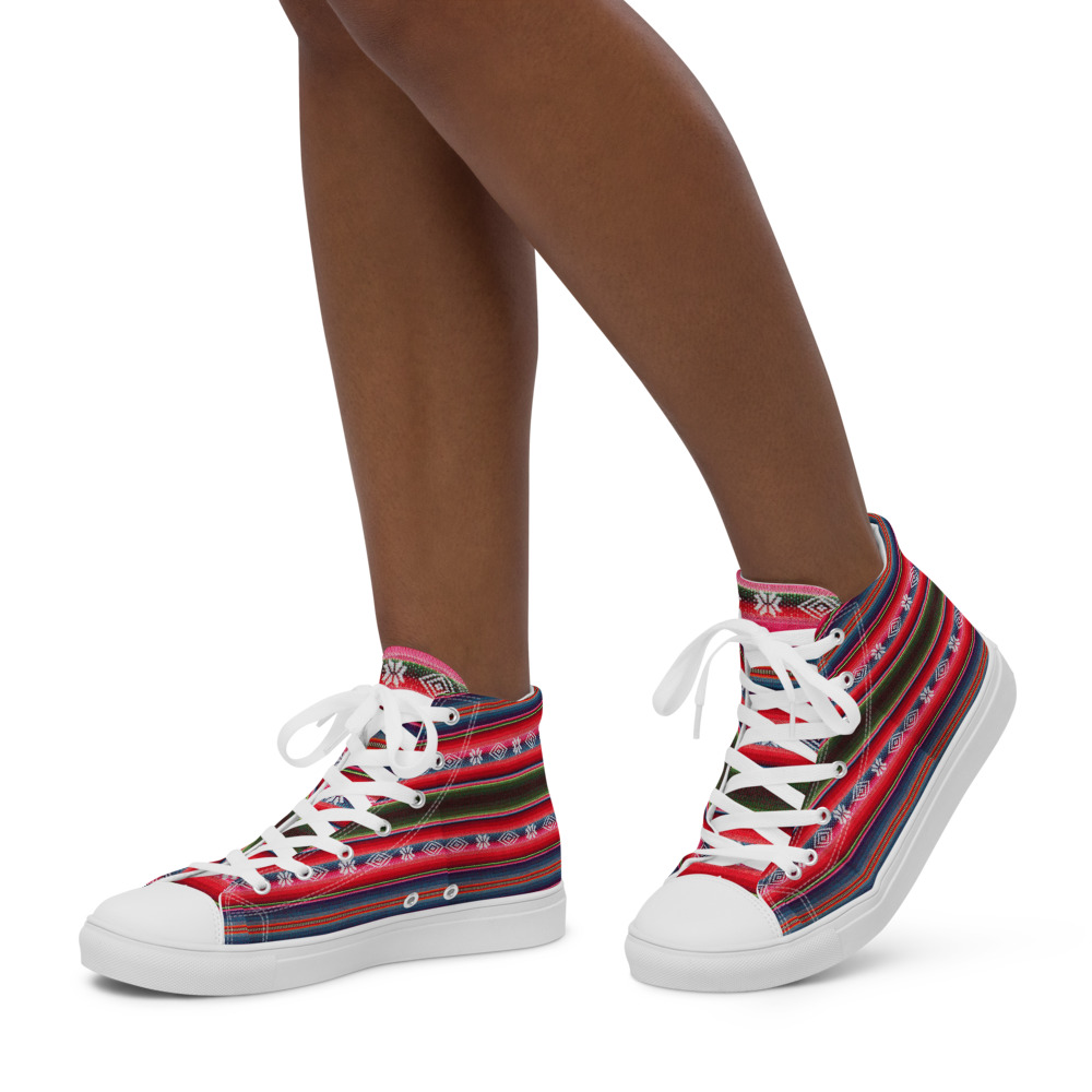 Women’s High Top Canvas Shoes - Image 2