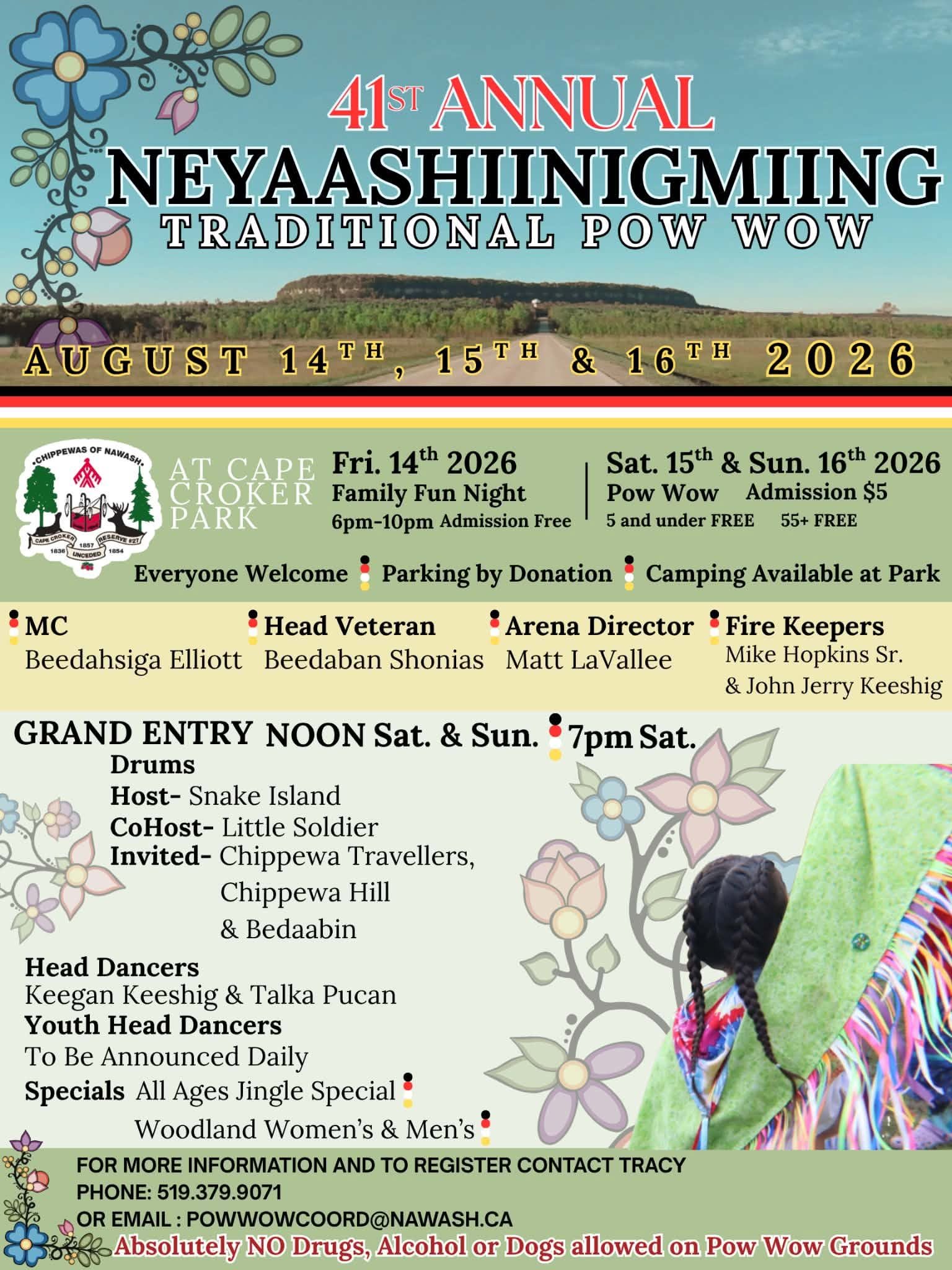41st Annual Neyaashiinigmiing Traditional Pow Wow